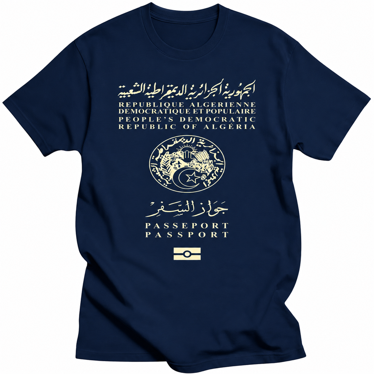 T-SHIRT PASSEPORT ALGERIEN