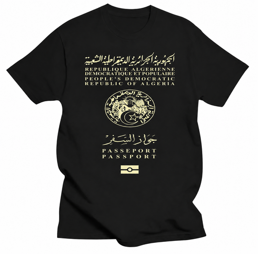 T-SHIRT PASSEPORT ALGERIEN