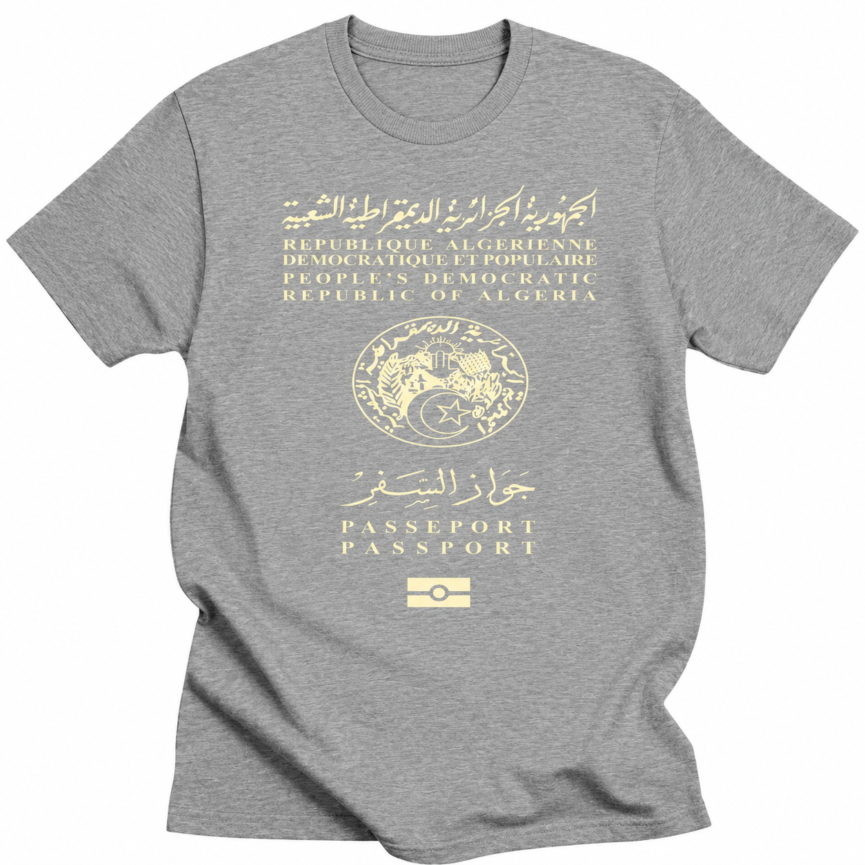 T-SHIRT PASSEPORT ALGERIEN