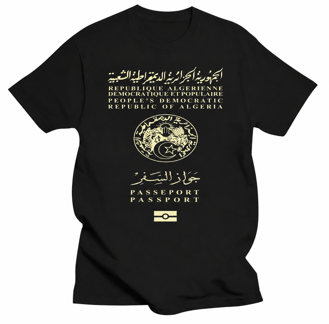 T-SHIRT PASSEPORT ALGERIEN