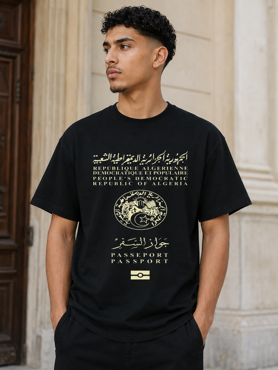 T-SHIRT PASSEPORT ALGERIEN
